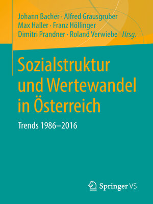 cover image of Sozialstruktur und Wertewandel in Österreich